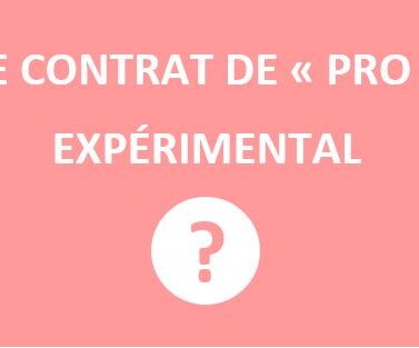 CONTRAT DE PRO EXP