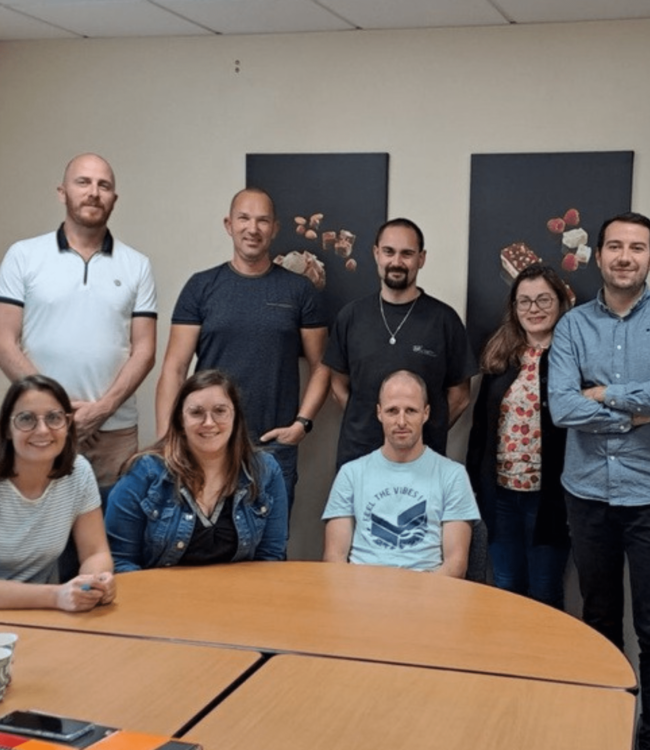Photo groupe de salariés
